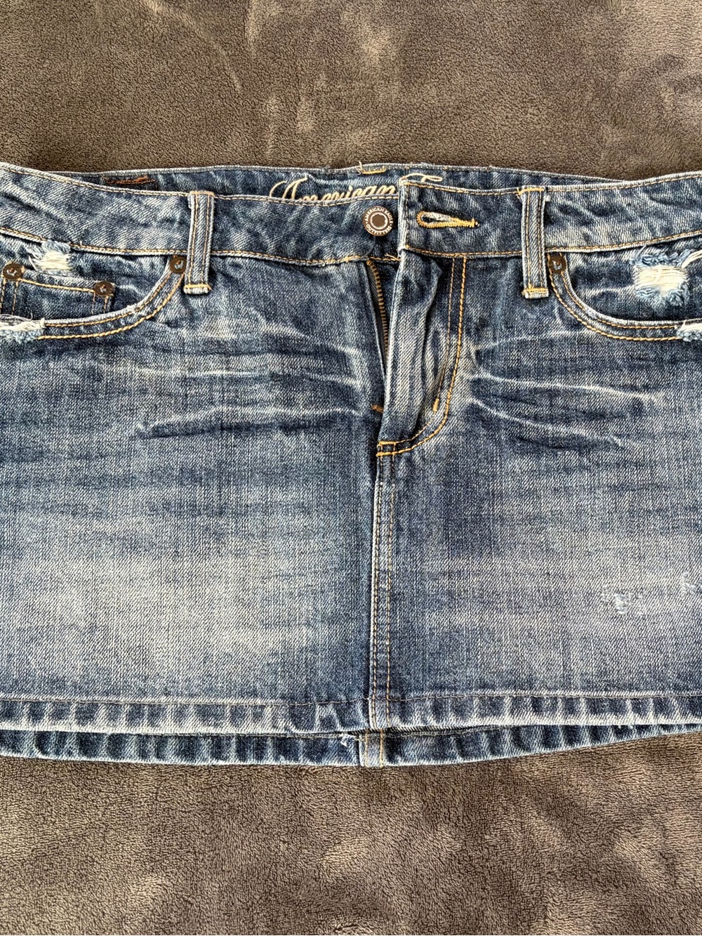 American Eagle Denim Mini Skirt